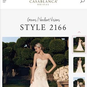 Beautiful Casablanca Wedding Gown